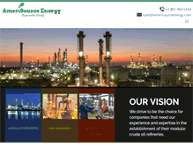 Tablet Screenshot of amerisourceenergy.com